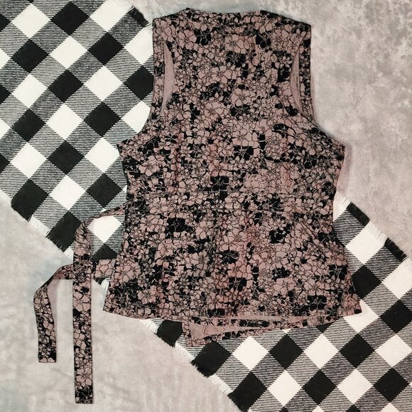 4 | French Connection | Silk Sleeveless V-Neck Wrap Blouse - Picture 3 of 5